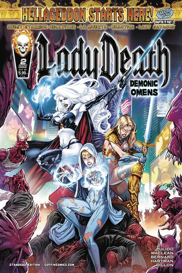 Lady Death Demonic Omens #2 (of 2) Cvr A Bernard Standard (m Coffin Comics Comic Book