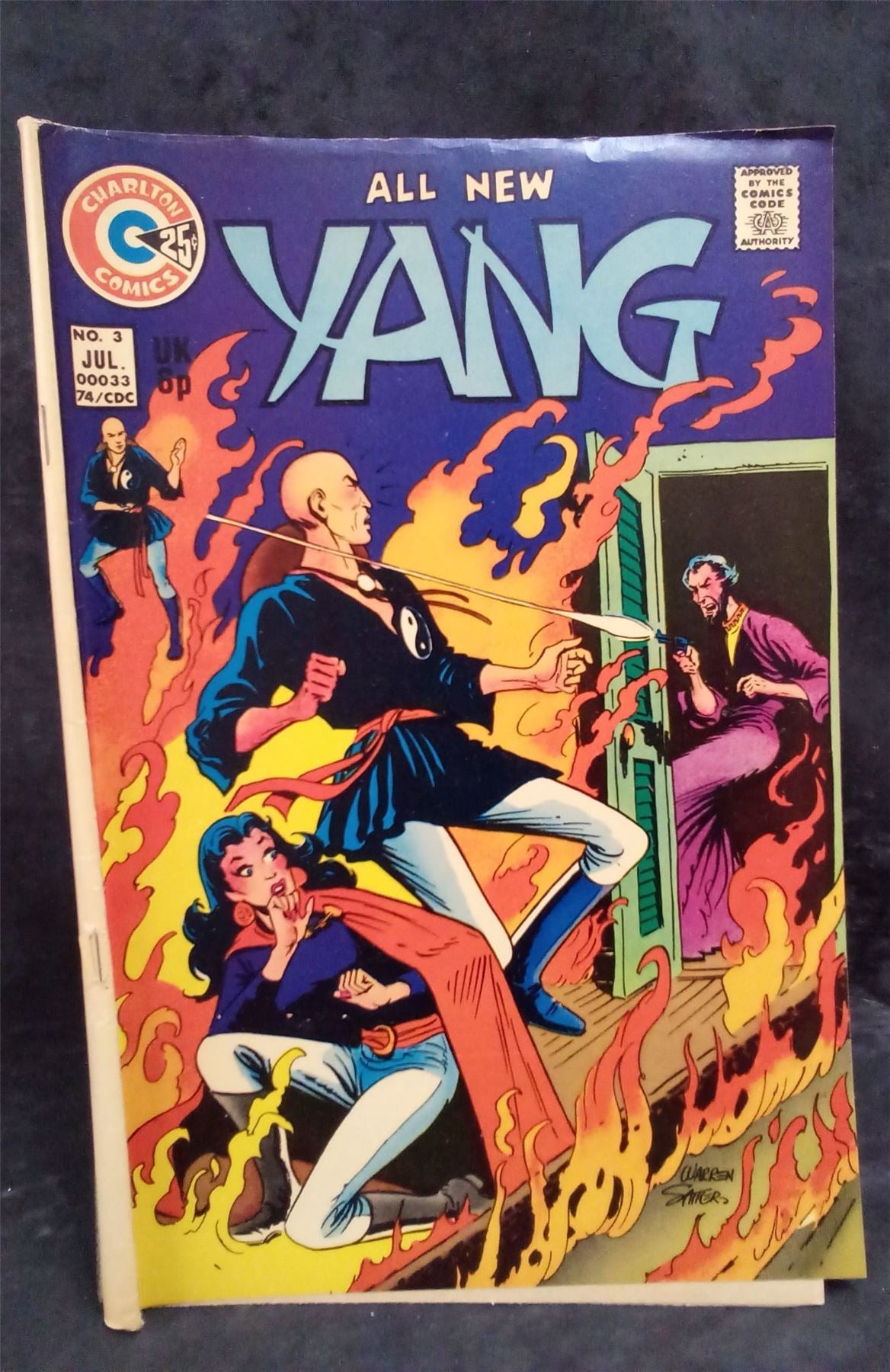 Yang #3 1974 charlton Comic Book
