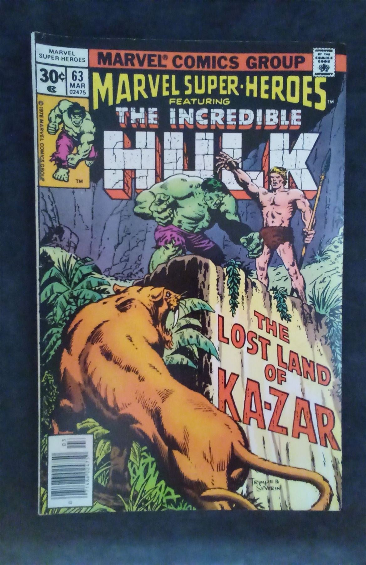 Marvel Super-Heroes #63 1977 marvel Comic Book