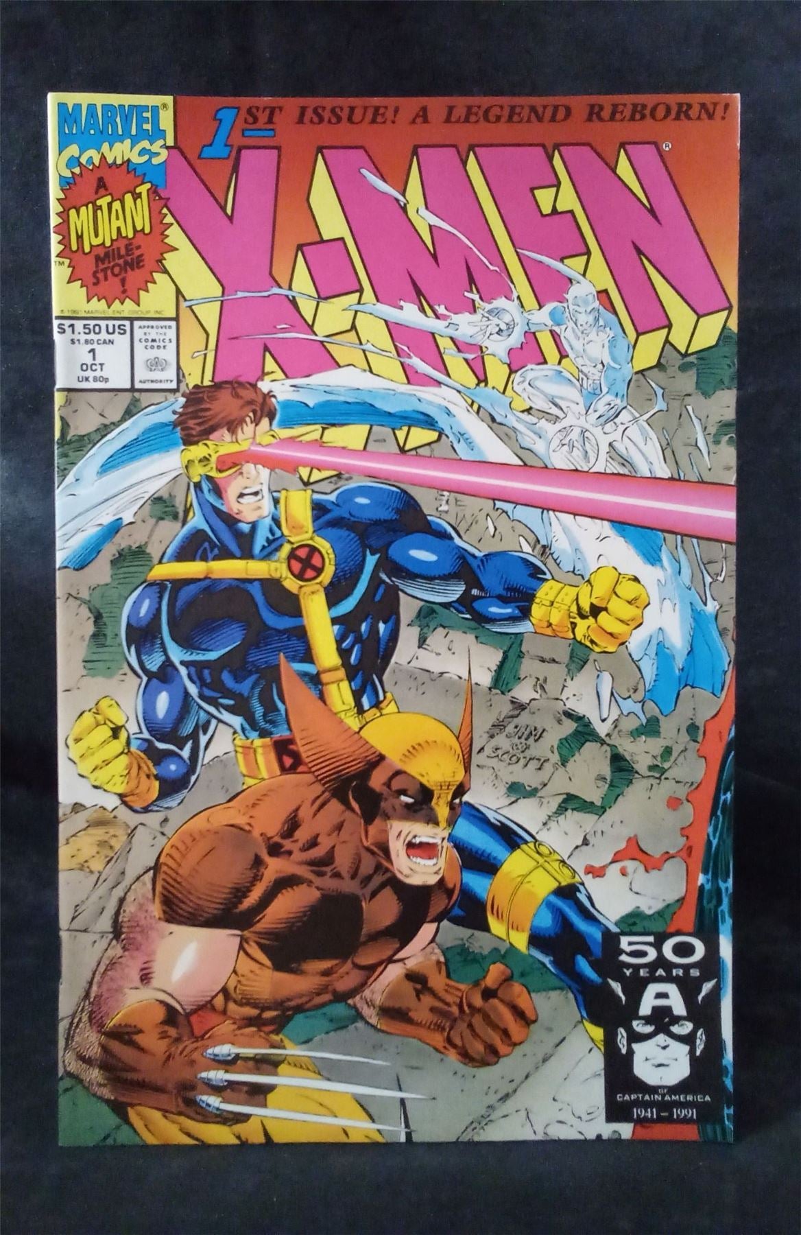 X-Men #1 Wolverine and Cyclops Cover 1991 Marvel Comics Comic Book