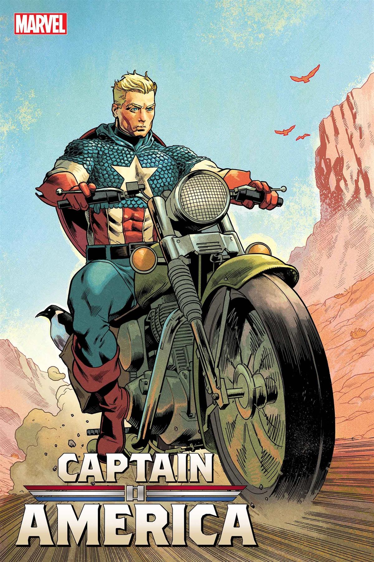 Captain America #9 Mike Hawthorne Var (Mike Hawthorne Var) Marvel Prh Comic Book 2024