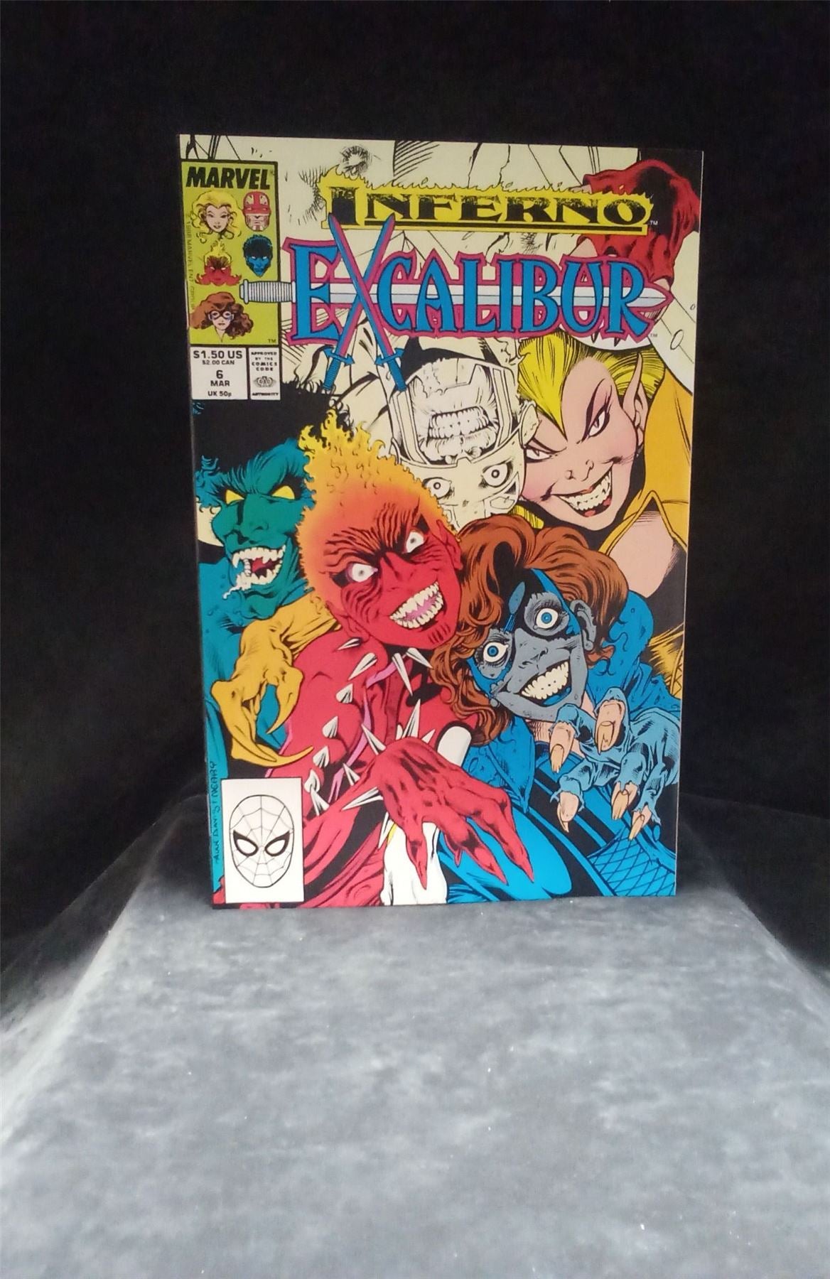 Excalibur #6 1989 Marvel Comics Comic Book