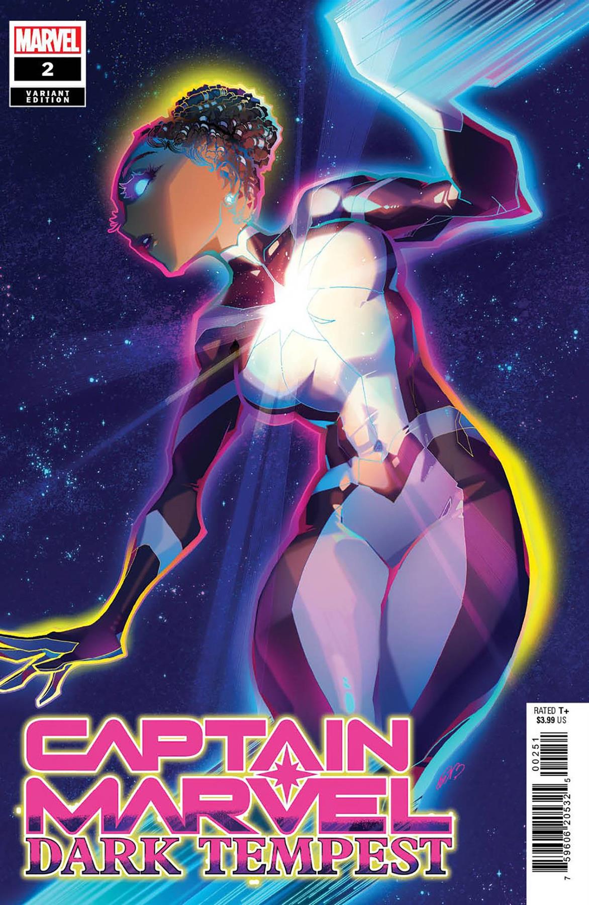 Captain Marvel Dark Tempest #2 (of 5) Rose Besch Var Marvel Prh Comic Book