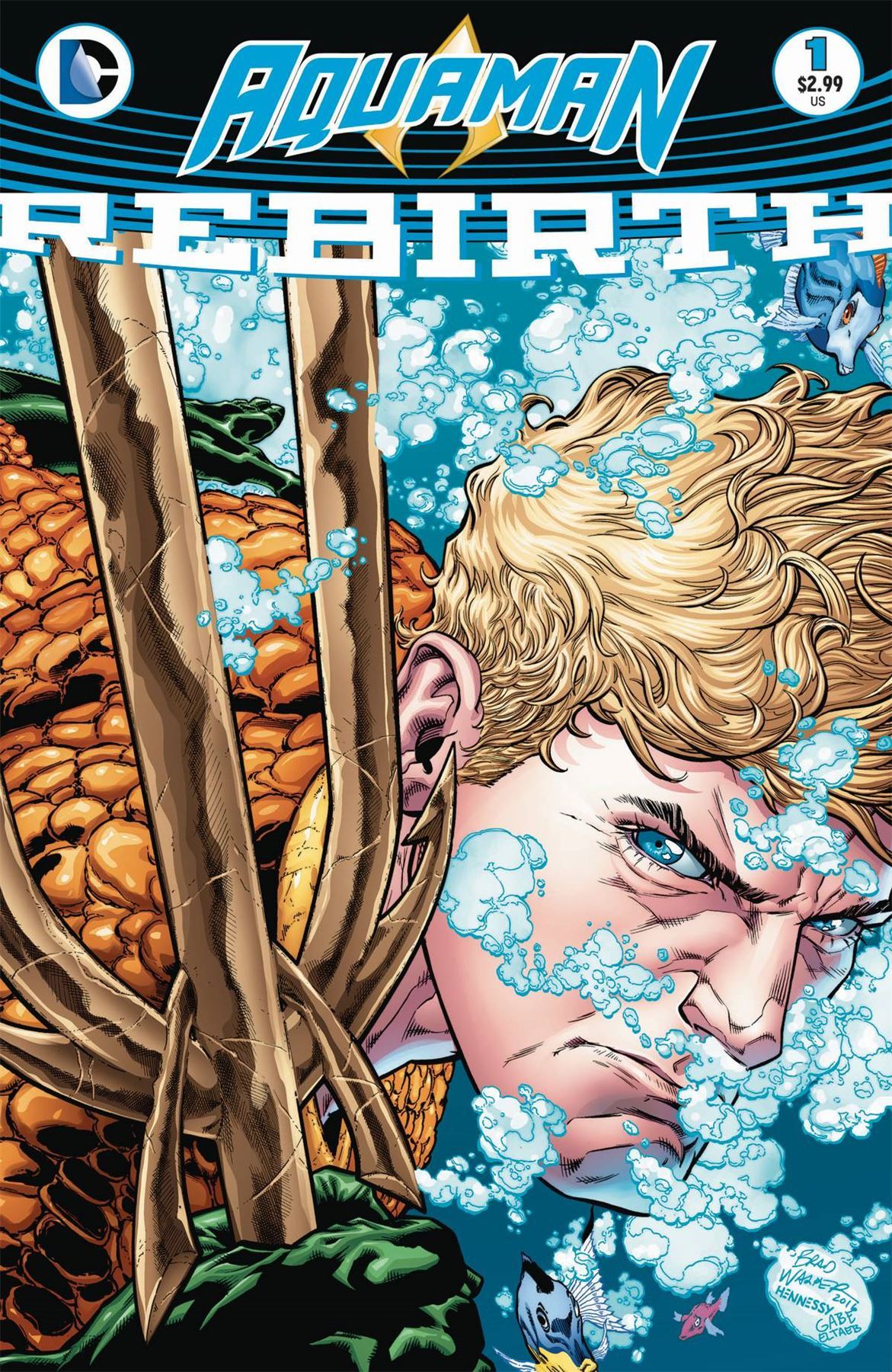 Aquaman Rebirth #1 2nd ptg DC Comics Comic Book