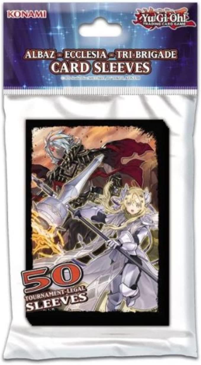 Yugioh The Albaz Ecclesia Tribrigade Card Sleeves (50 Count)
