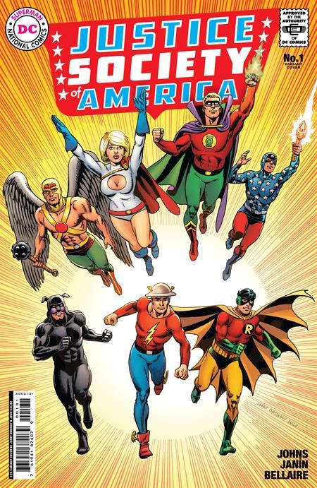 Justice Society of America #1 Cvr D Inc 1:25 Jerry Ordway Card Stock Var DC Comics Comic Book