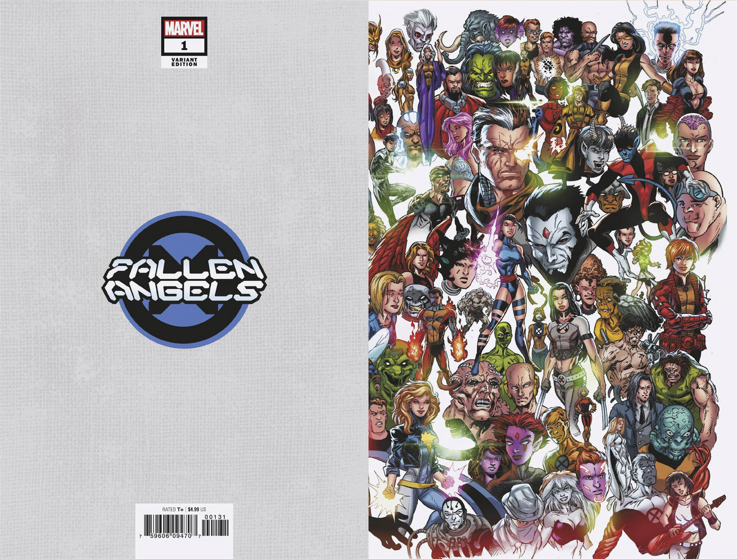 Fallen Angels #1 (Bagley Every Mutant Ever Var Dx) Marvel Comics Comic Book