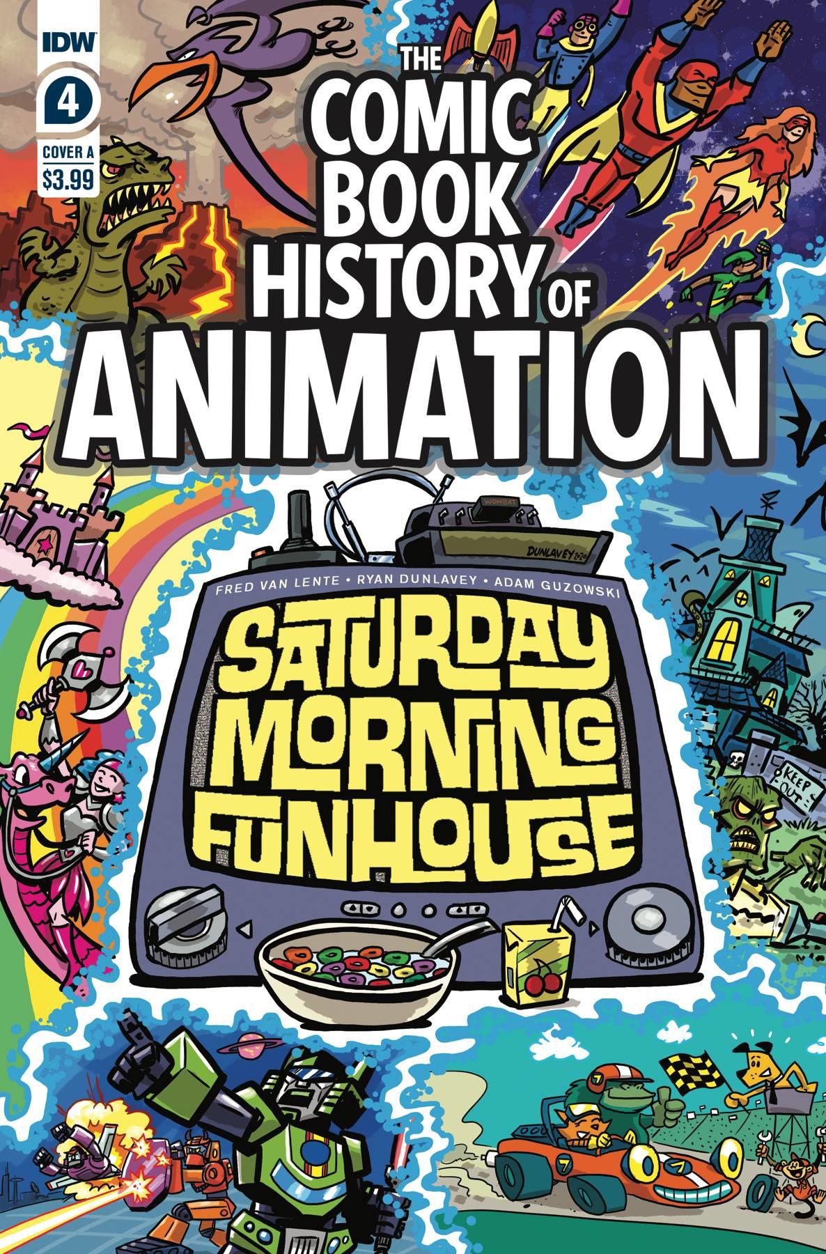 Comic Book History Of Animation #4 (of 5) Cvr A Dunlavey Idw Publishing Comic Book