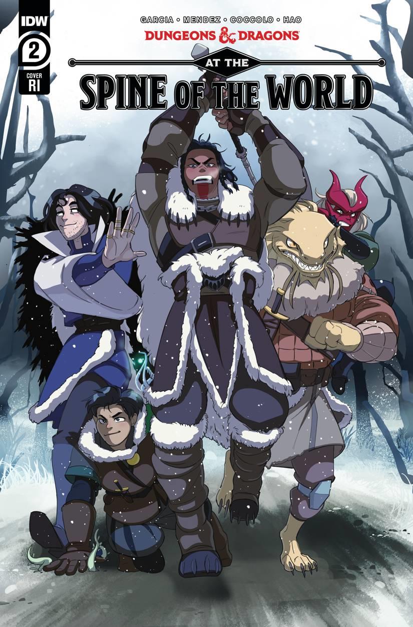 Dungeons & Dragons At Spine Of World #2 (of 4) 10 Copy Incv Idw Publishing Comic Book