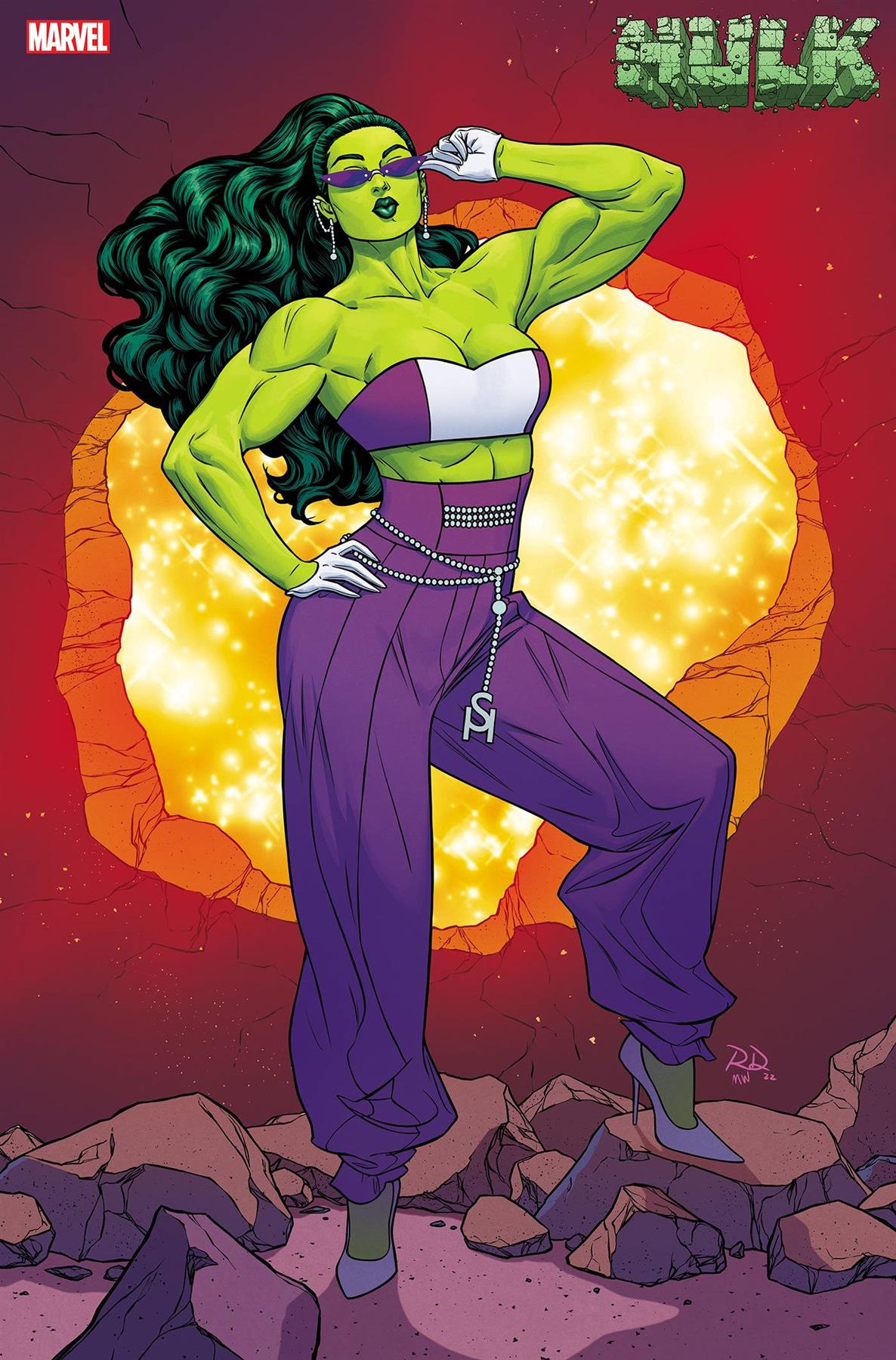 Hulk #8 Dauterman Hellfire Gala Var (Dauterman Hellfire Gala Var) Marvel Prh Comic Book 2022