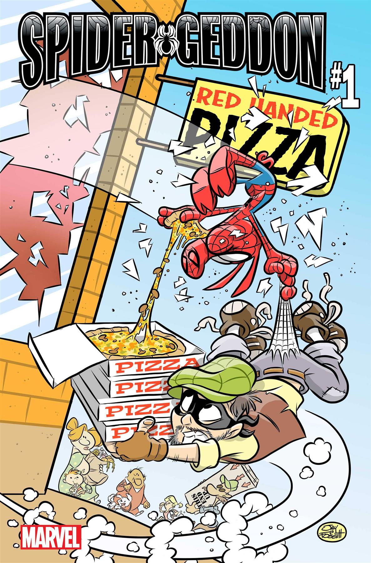 Spider-geddon #1 (of 5) Fosgitt Spider-ham Var Marvel Comics Comic Book