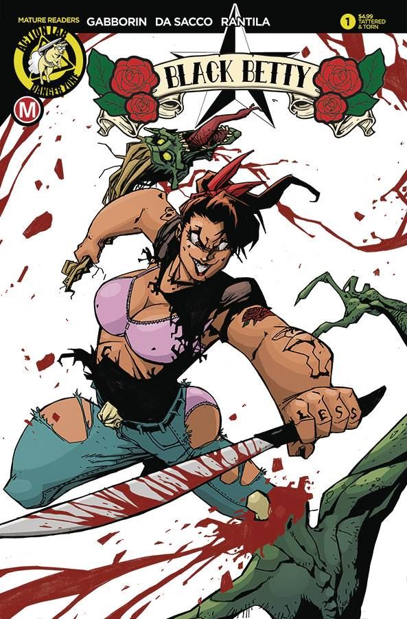 Black Betty 1 (Cvr D Tattered & Torn) Action Lab Danger Zone Comic