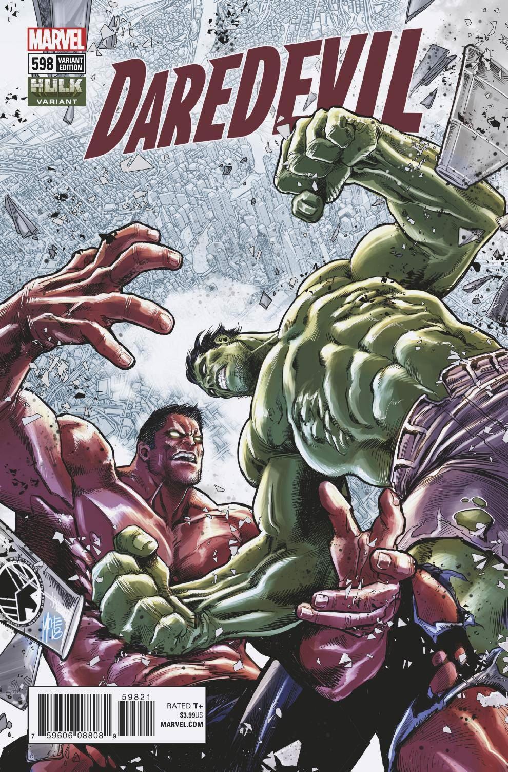 Daredevil #598 Hulk Var Leg (Hulk Var Leg) Marvel Comics Comic Book