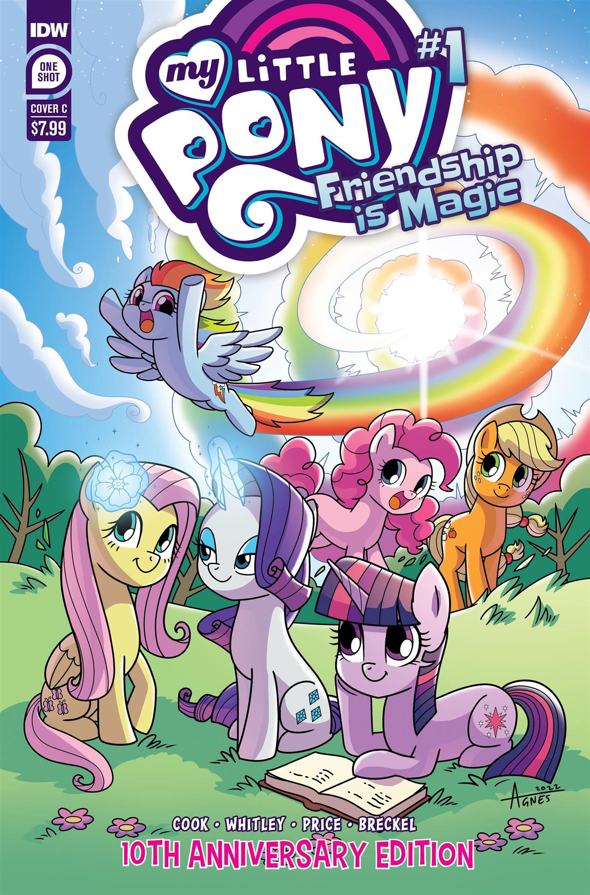 Mlp Friendship Is Magic 10th Annv Cvr C Garbowska () Idw Publishing Comic Book 2022