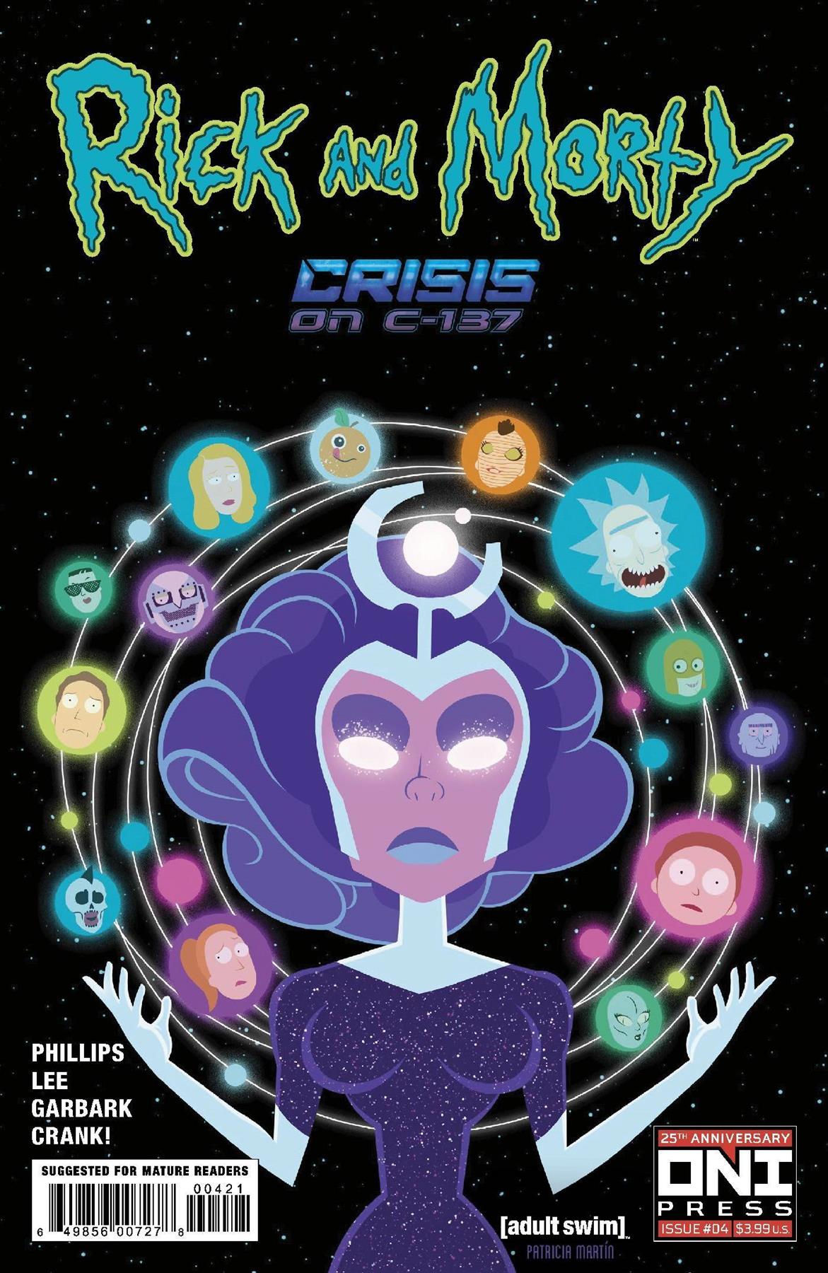 Rick & Morty Crisis On C 137 #4 Cvr B Samaniego Oni Press Inc. Comic Book