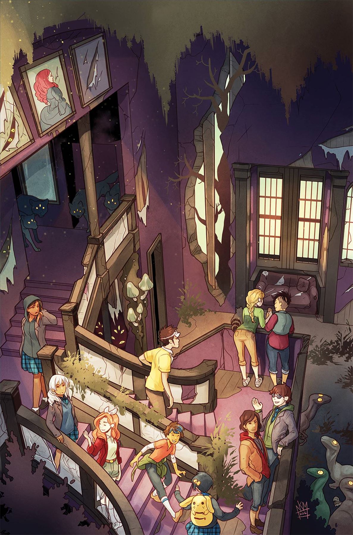 Lumberjanes Gotham Academy #1 Subscrip Connect Matthews Var (Subscrip Connect Matthews Var) Boom! Studios Comic Book