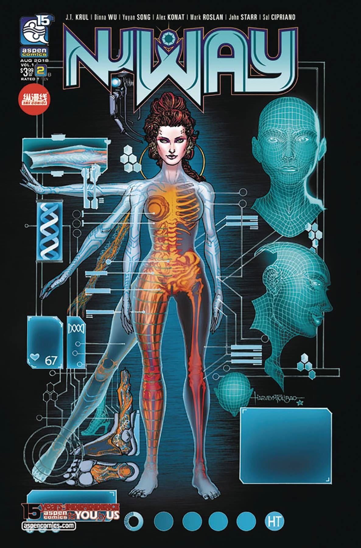 Nu Way #2 (Cvr B Tolibao) Aspen Mlt Inc Comic Book