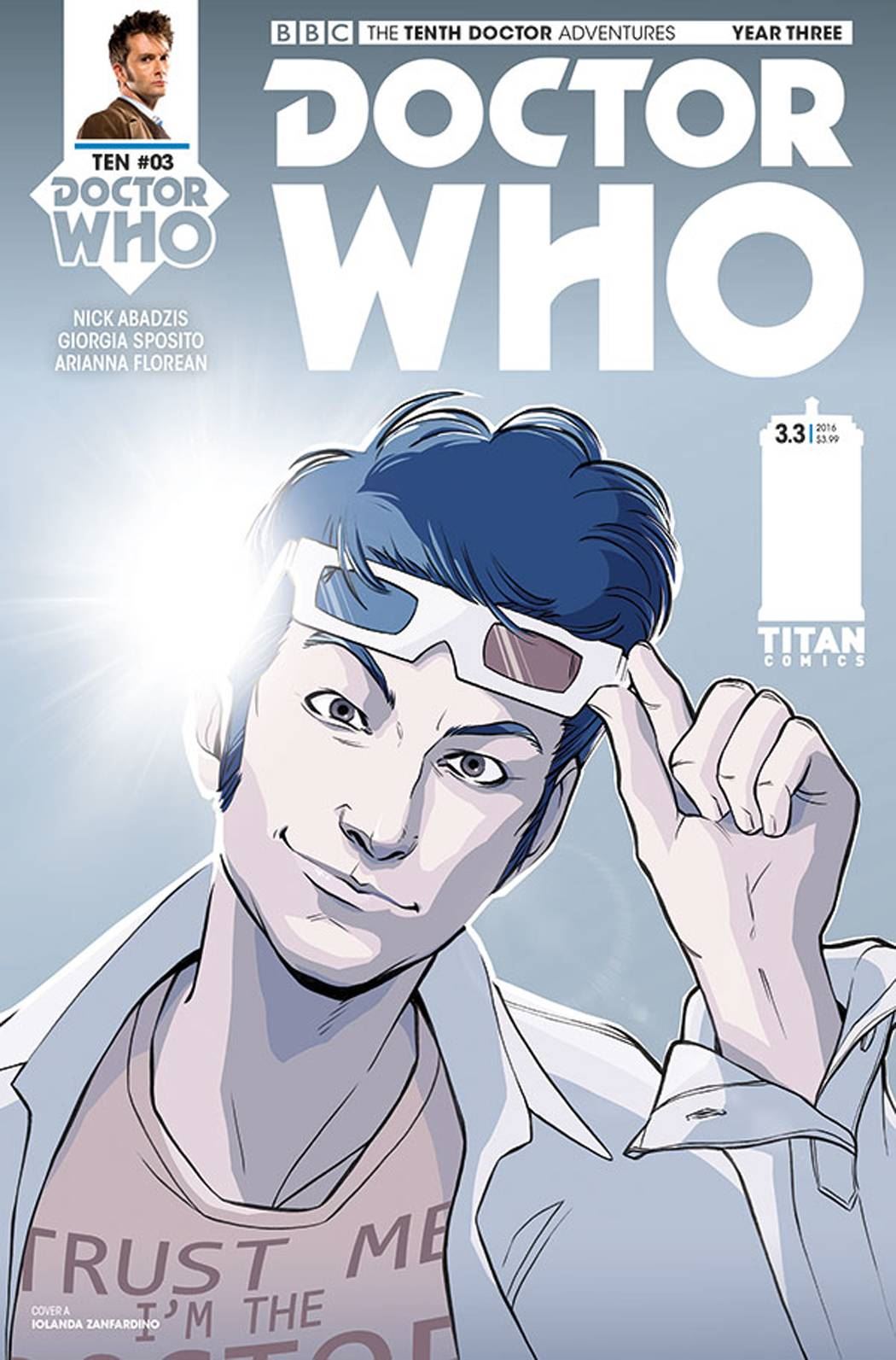 Doctor Who 10th Year Three #3 Cvr A Zanfardino (Cvr A Zanfardino) Titan Comics Comic Book