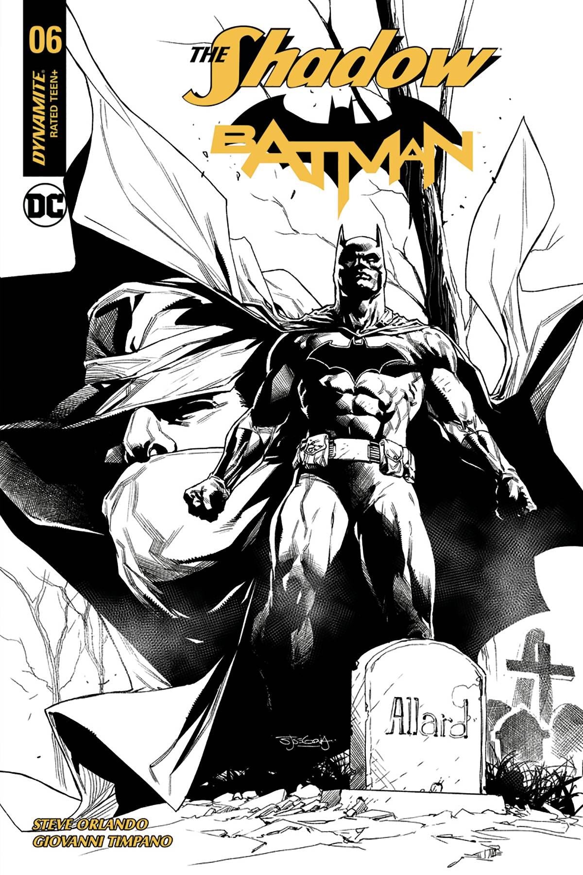 Shadow Batman #6 (Cvr J 50 Copy Segovia B&w Incv) D. E. Comic Book