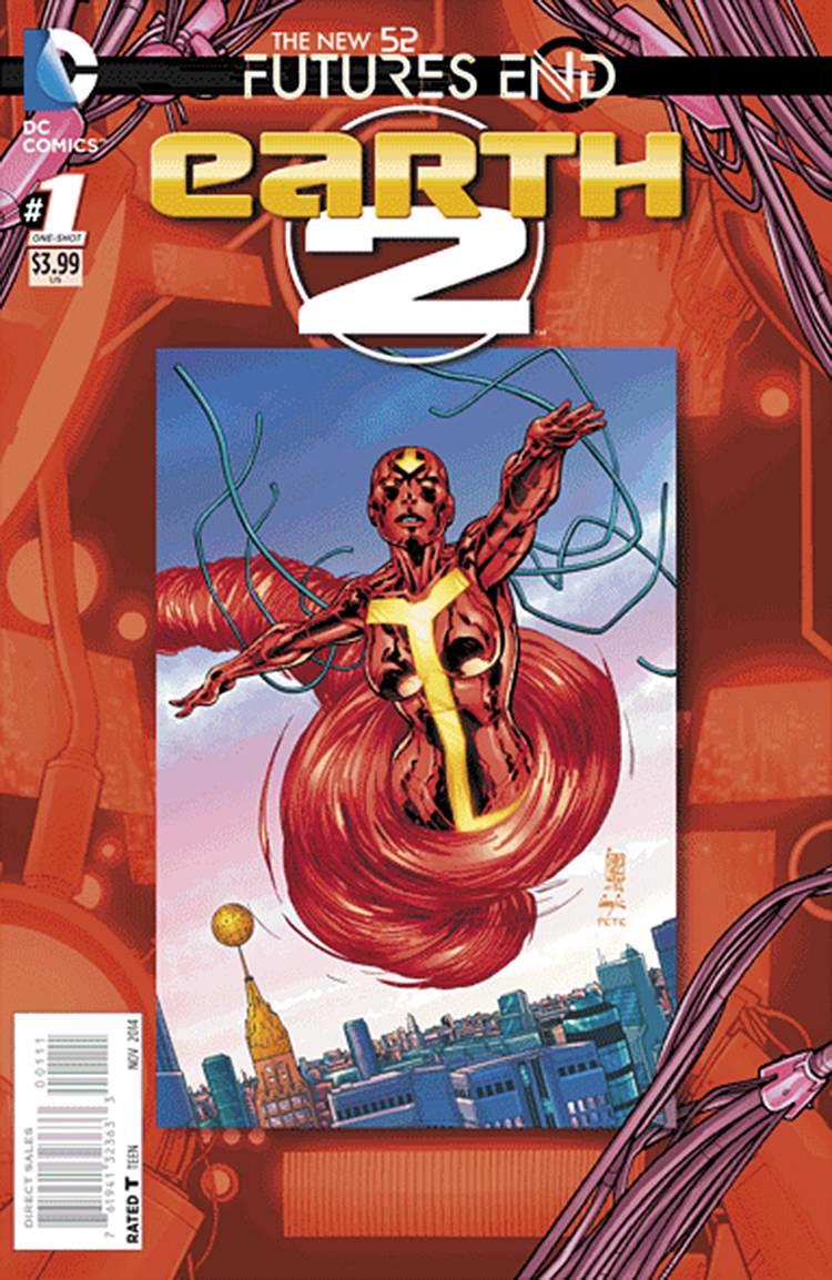 Earth 2 Futures End #1 3D DC Comics Comic Book
