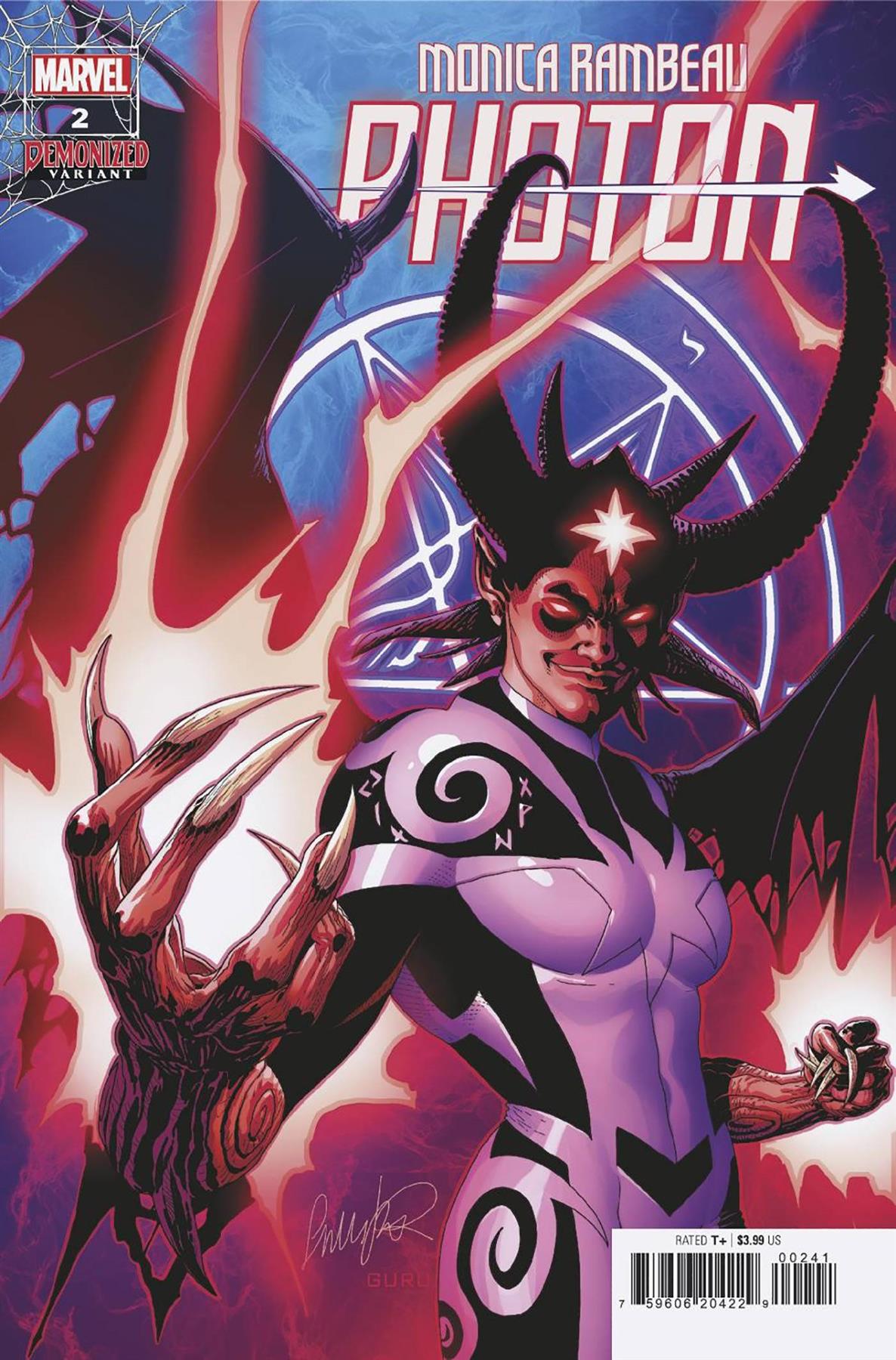 Monica Rambeau Photon #2 (Demonized Var) Marvel Prh Comic Book 2023