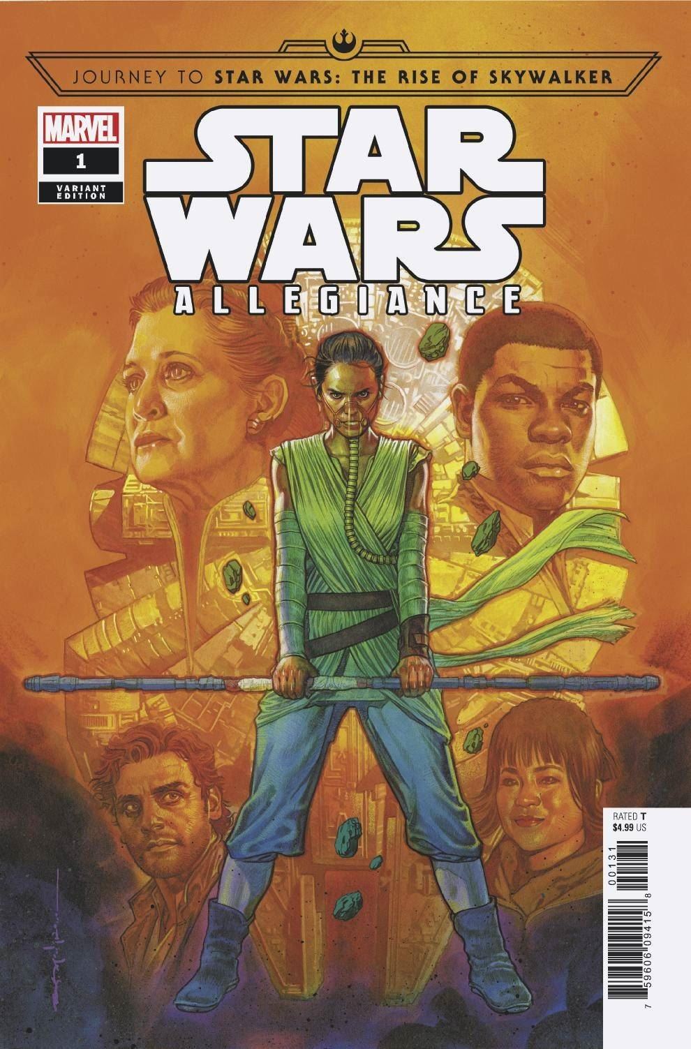 Journey Star Wars Rise Skywalker Allegiance #1 (Stelfreeze Var) Marvel Comics Comic Book