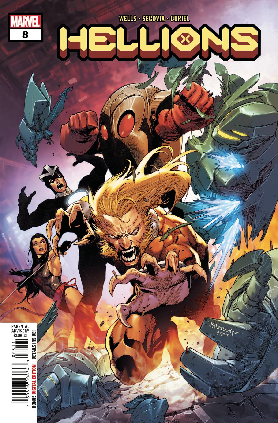 Hellions #8 Marvel Comics Comic Book