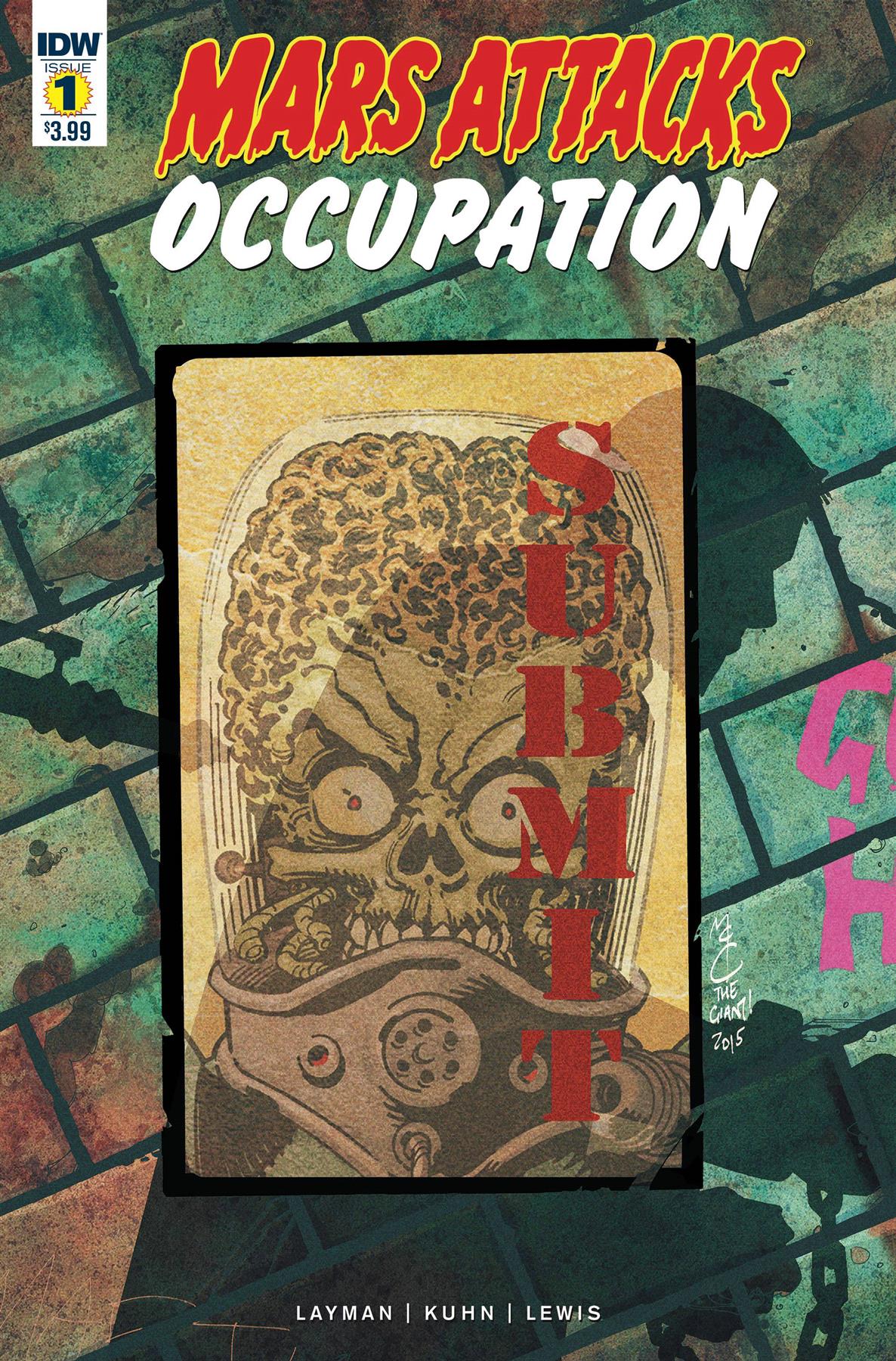 Mars Attacks Occupation #1 () Idw Publishing Comic Book