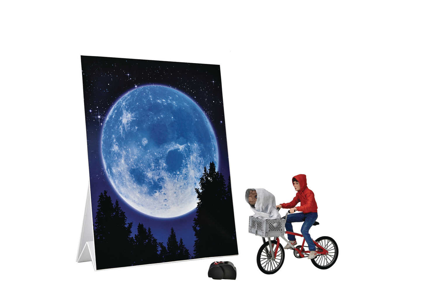 Et 40th Anniversary Elliott & Et On Bike 7in Action Figure