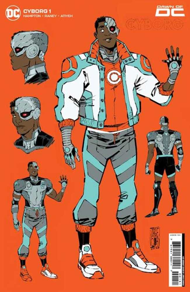 Cyborg #1 (Of 6) Cover E 1 in 50 Jorge Corona Design Card Stock Variant