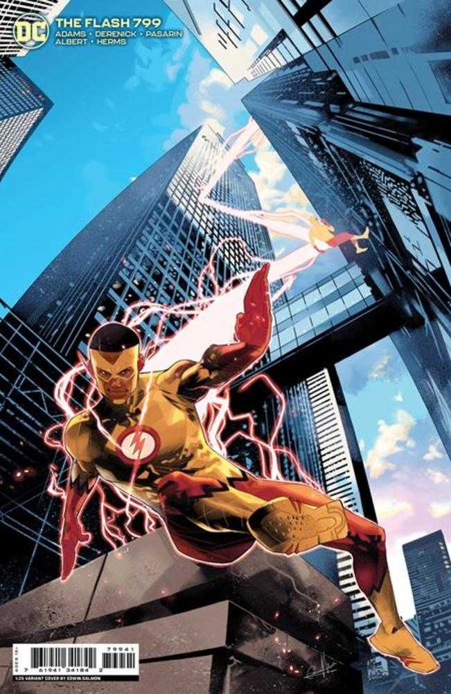 Flash #799 Cover D 1 in 25 Edwin Galmon Card Stock Variant
