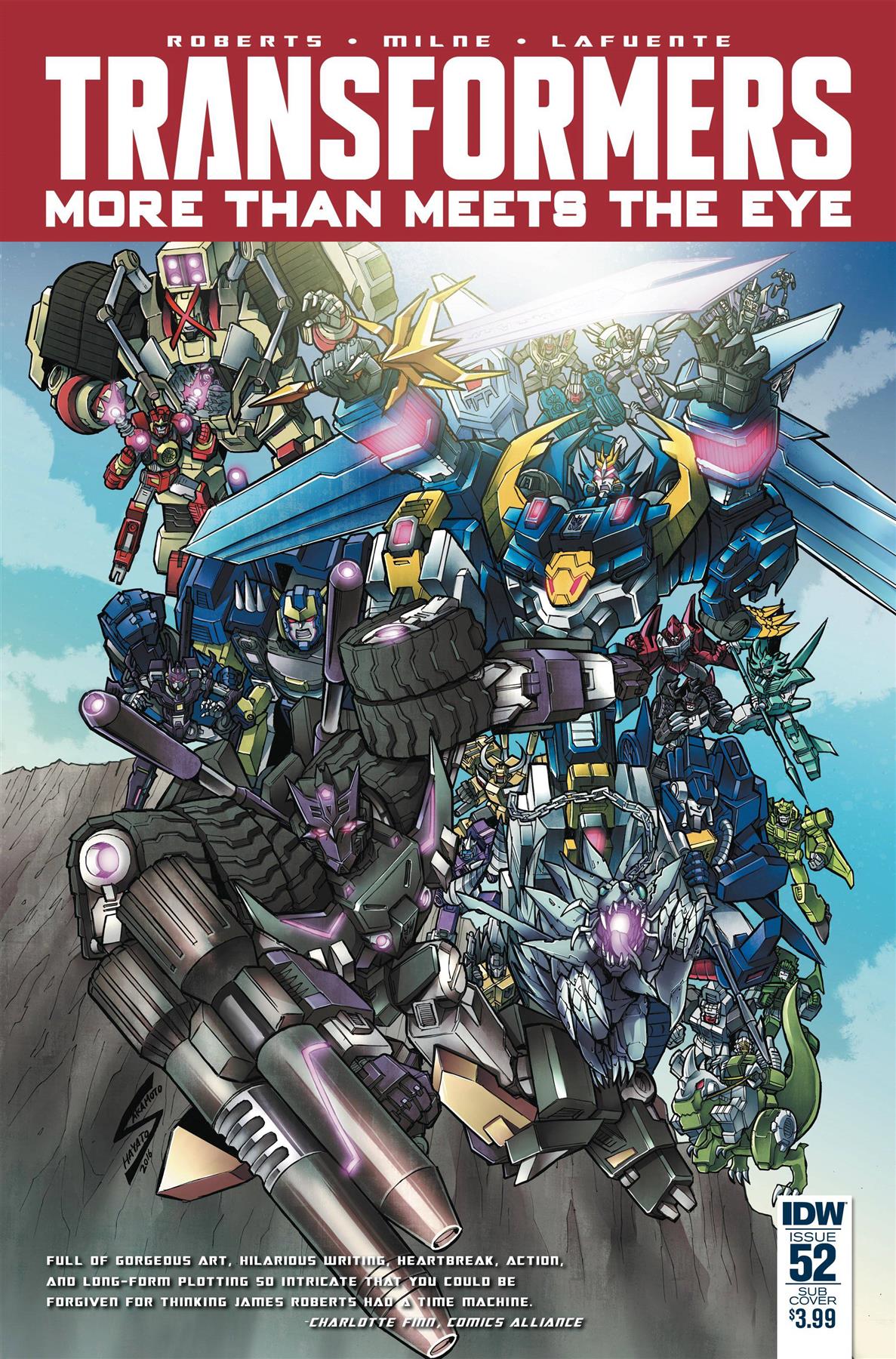 Transformers More Than Meets Eye #52 Subscription Var (Subscription Var) Idw Publishing Comic Book