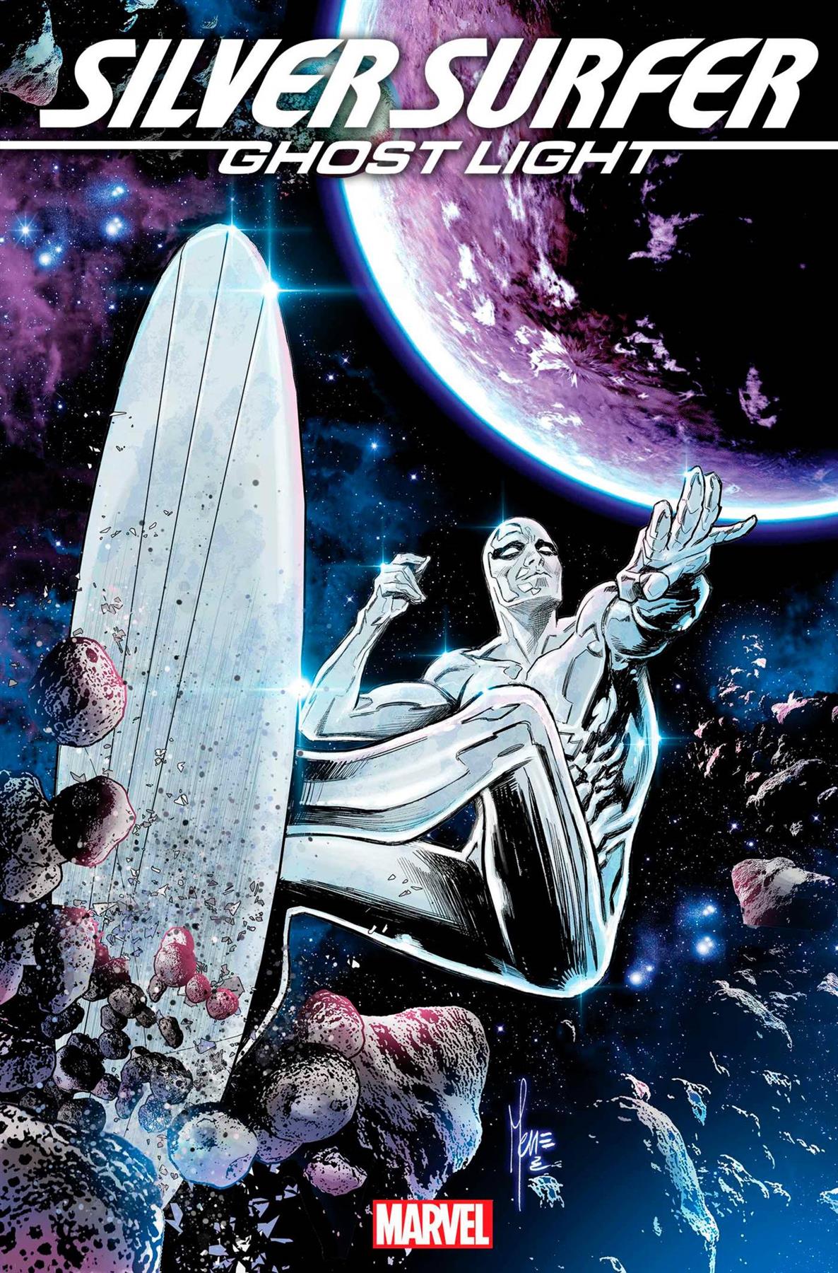 Silver Surfer Ghost Light #1 Checchetto Var (Checchetto Var) Marvel Prh Comic Book 2023