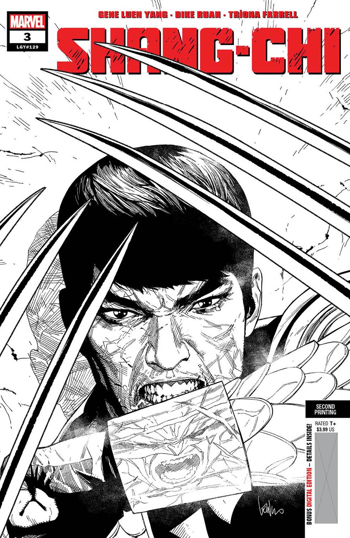 Shang-chi #3 2nd Ptg Var Marvel Prh Comic Book