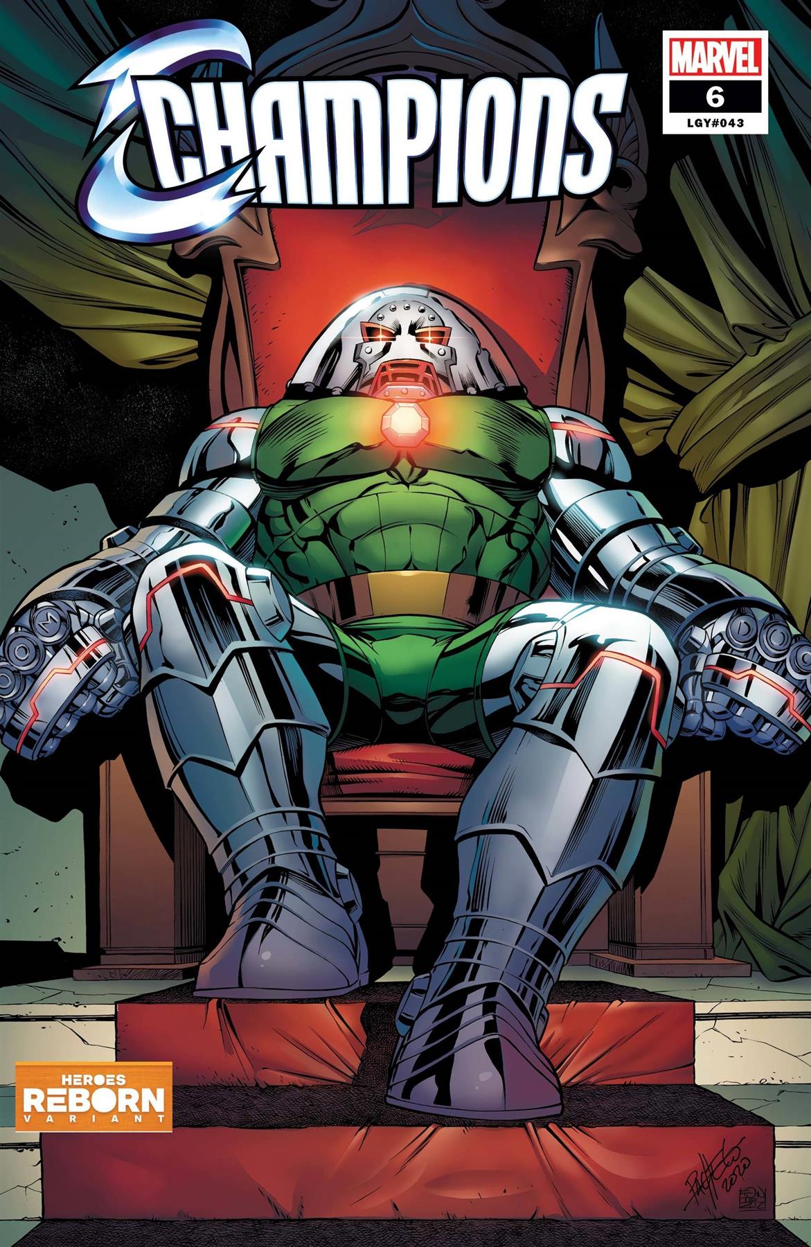 Champions #6 Pacheco Reborn Var Marvel Comics Comic Book