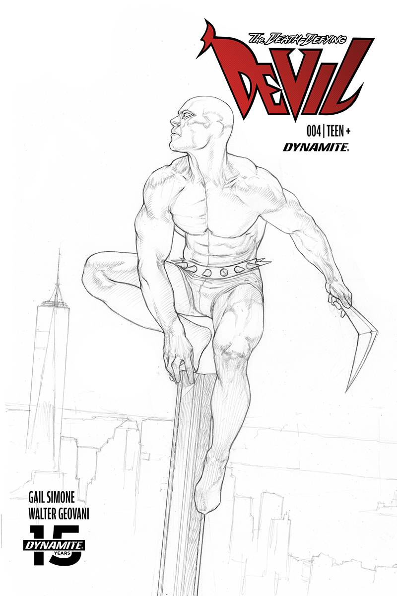 Death-defying Devil #4 (10 Copy Federici B&w Incv) Dynamite Comic Book