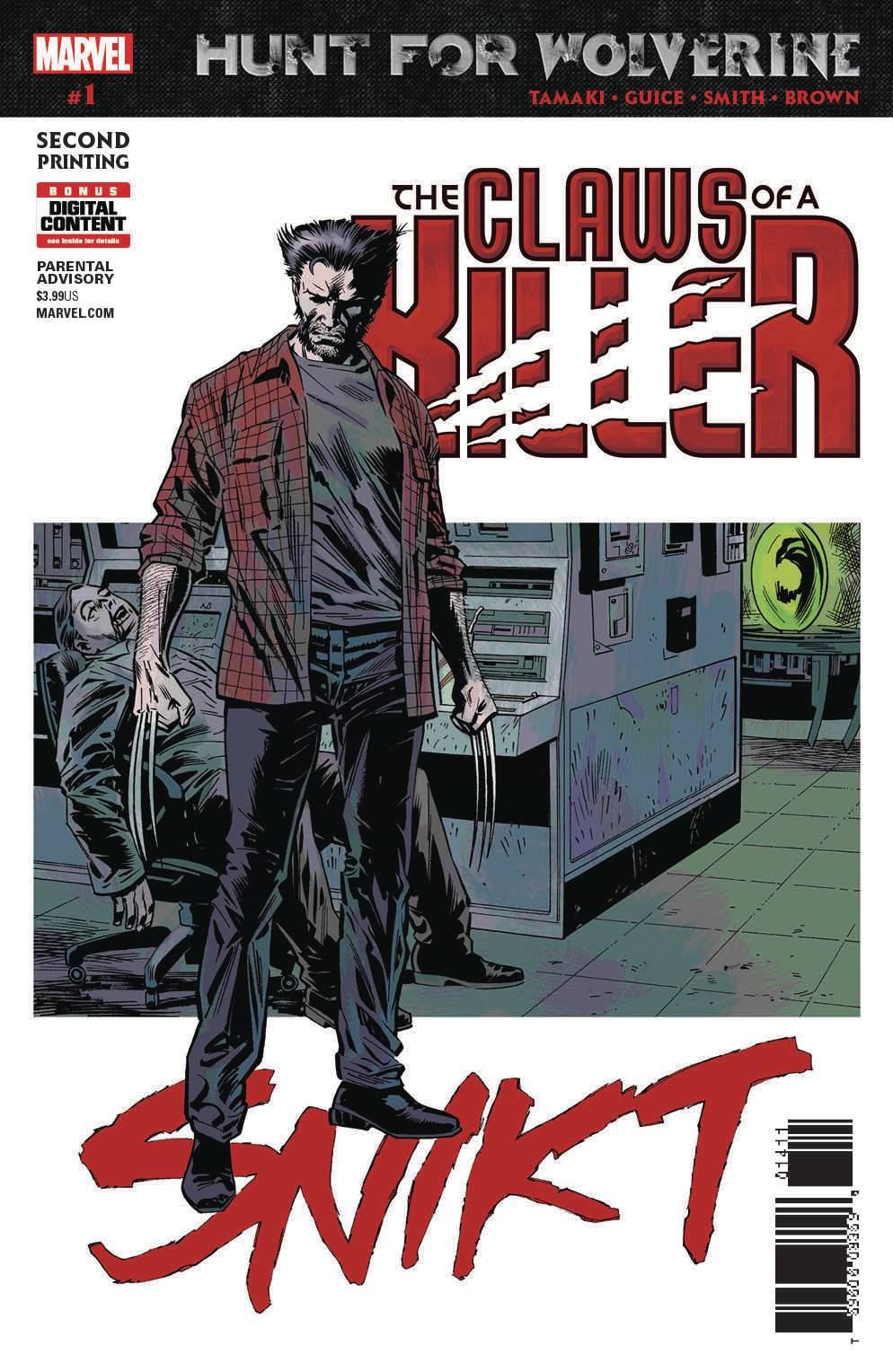 Hunt For Wolverine Claws of Killer #1 (of 4) 2nd Ptg Marvel Comics Comic Book