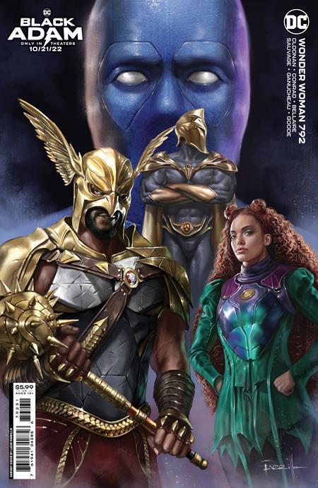 Wonder Woman #792 Cvr C Lucio Parrillo Black Adam Movie Card Stock Var DC Comics Comic Book