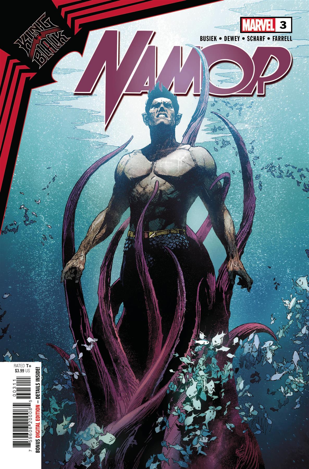 King In Black Namor #3 (of 3) Marvel Comics Comic Book