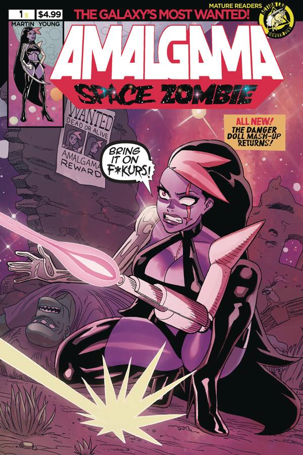 Amalgama Space Zombie Galaxys Most Wanted #1 (Cvr A Young) Action Lab - Danger Zone Comic Book 2020