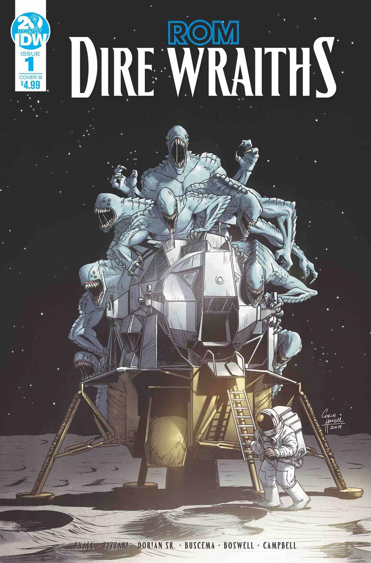 Rom Dire Wraiths #1 (Cvr B Howell) Idw Publishing Comic Book