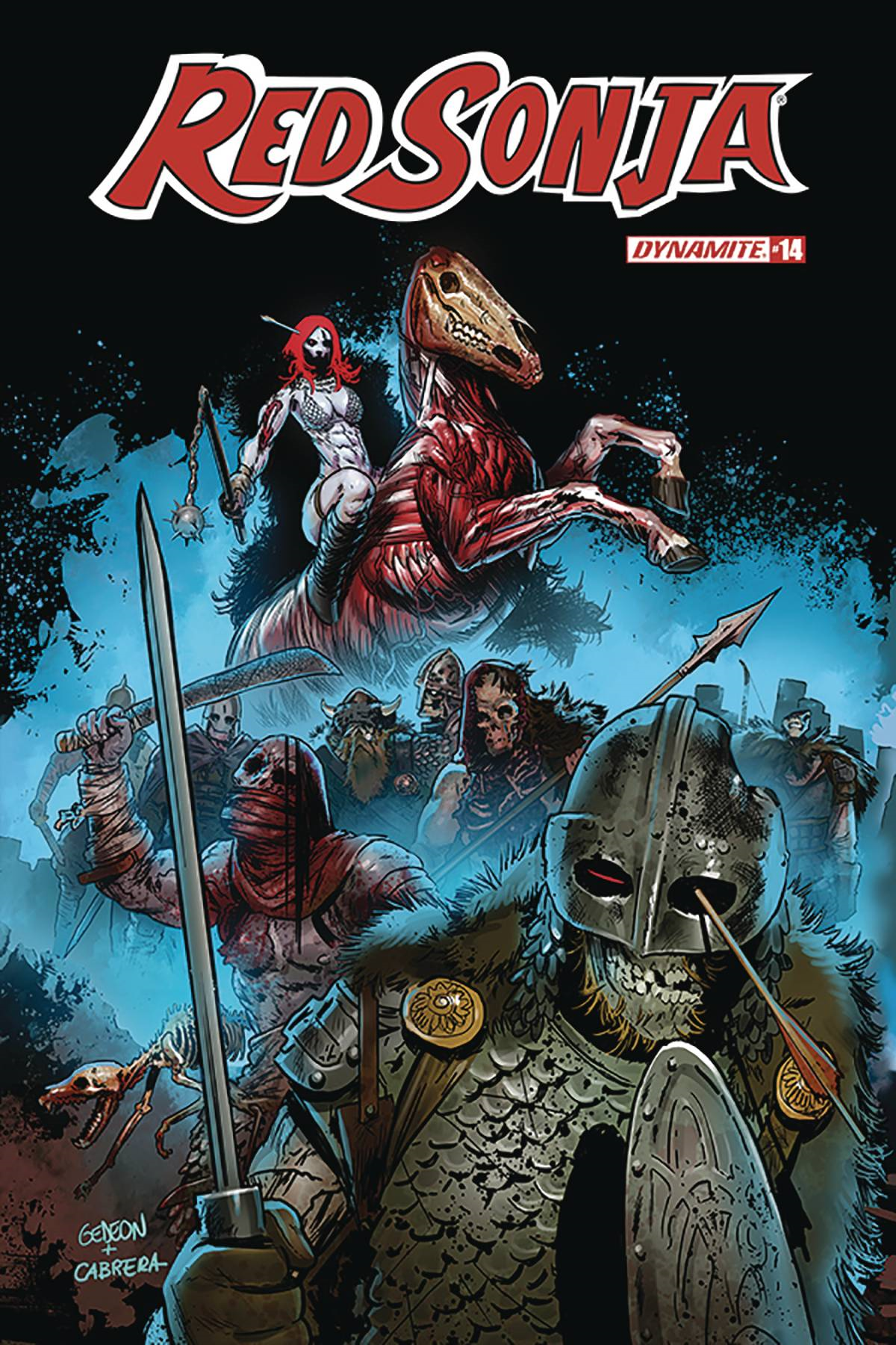Red Sonja #14 5 Copy Gedeon Zomibe Incv (5 Copy Gedeon Zomibe Incv) Dynamite Comic Book 2020
