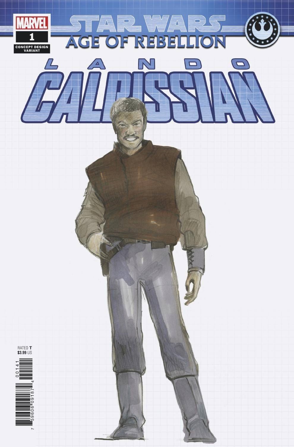 Star Wars Aor Lando Calrissian #1 (Concept Var) Marvel Comics Comic Book