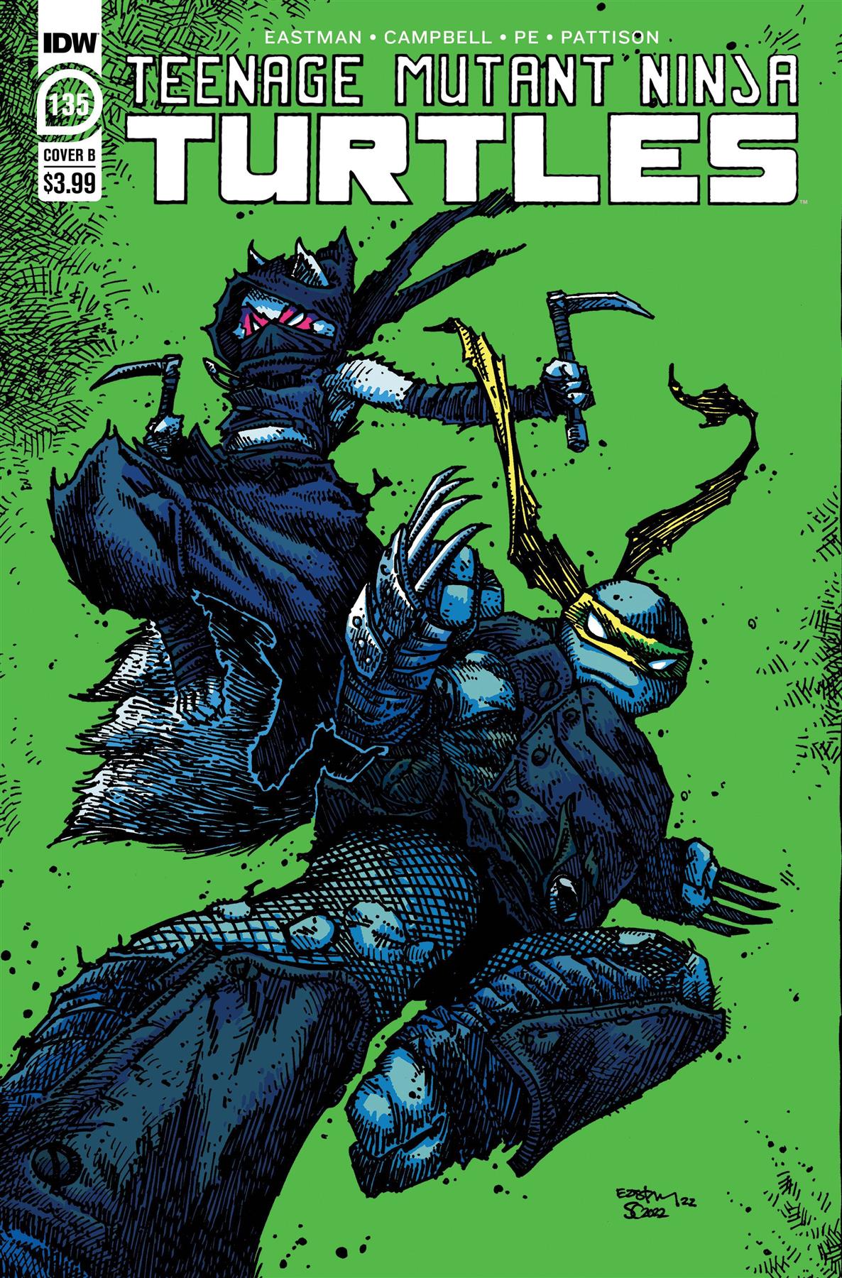 Tmnt Ongoing #135 Cvr B Eastman (c: 1-0-0) Idw Publishing Comic Book