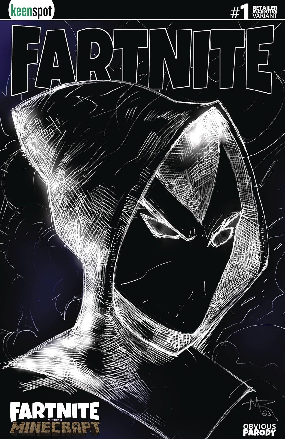 Fartnite Vs. Minecrapt #1 Cvr E 5 Copy Rosenzweig Incv (net) Keenspot Entertainment Comic Book