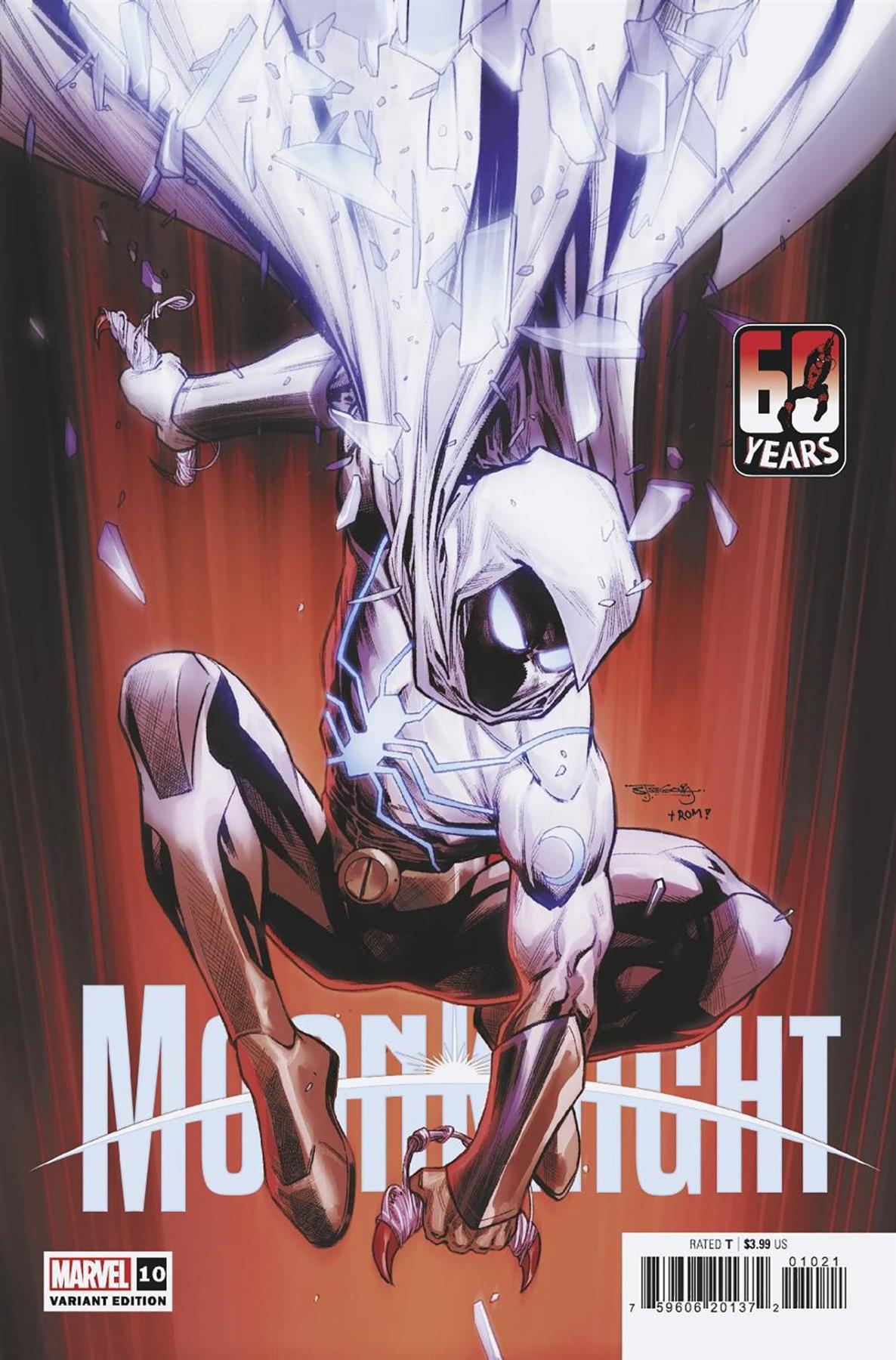 Moon Knight #10 Spider-man Var (Spider-man Var) Marvel Prh Comic Book 2022