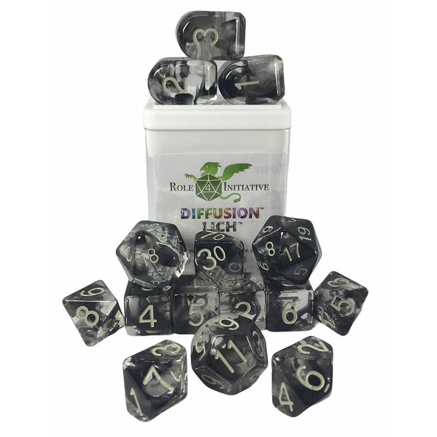 Roll 4 Initiative Dice Set - Lich