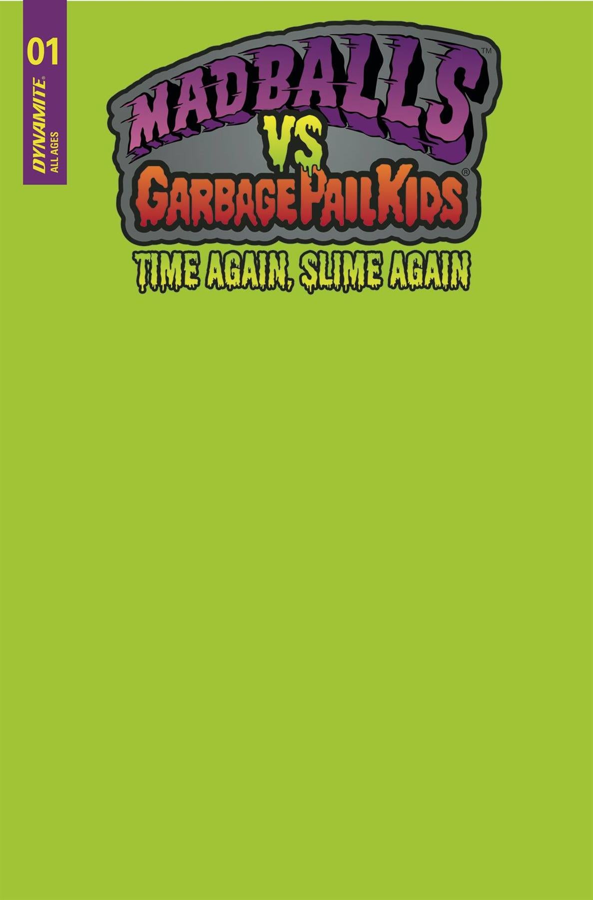 Madballs Vs Garbage Pail Kids Slime Again #1 Cvr D Puke Gree Dynamite Comic Book