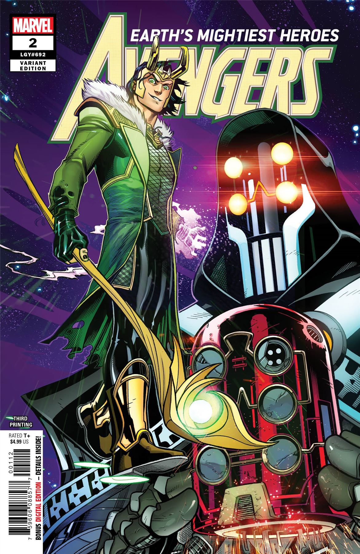 Avengers #2 3rd Ptg Mcguinness Var Marvel Comics Comic Book