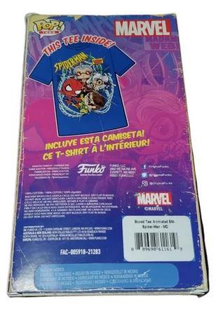 Funko Pop Tee Marvel SPIDER-MAN Boxed Tee Extra Large T-Shirt FACTORY SEALED In Hand